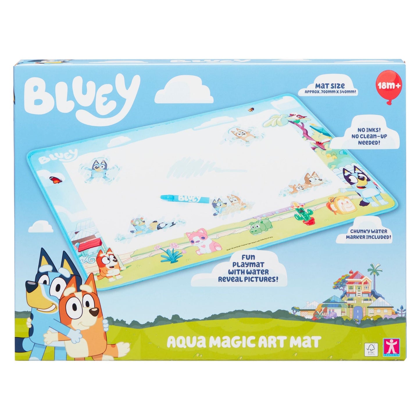 Bluey Aquamagic Art Mat