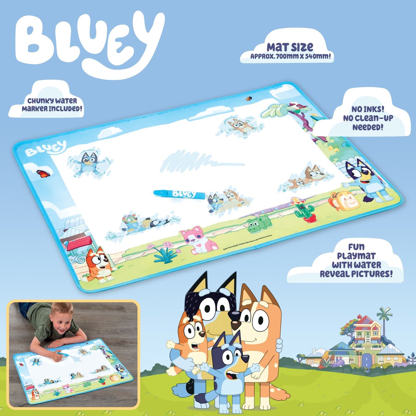 Bluey Aquamagic Art Mat