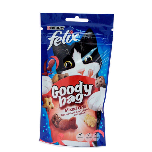 Felix Goody Bag Mixed Grill 60g (Box of 8)