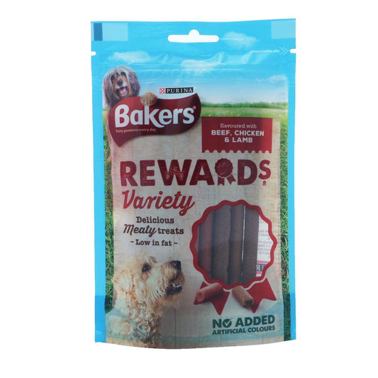 Bakers Rewards Variety Dog Treats 100g (Box of 8)