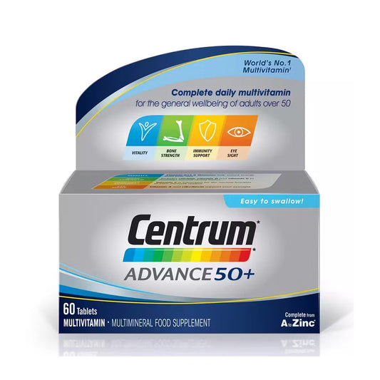 Centrum Advance 50+ Multivitamins & Minerals (30 Tablets)