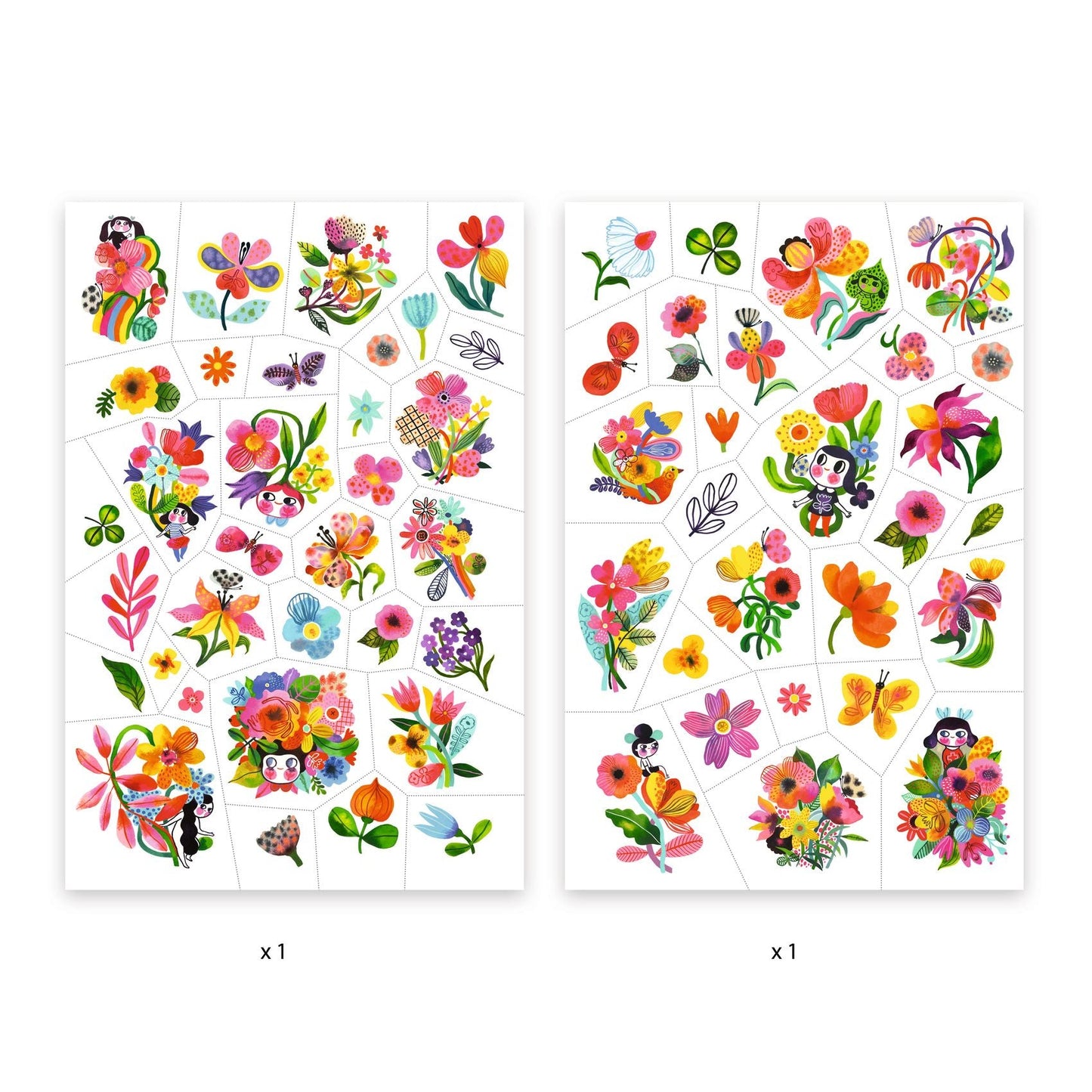 Children's Tattoos - Flowers