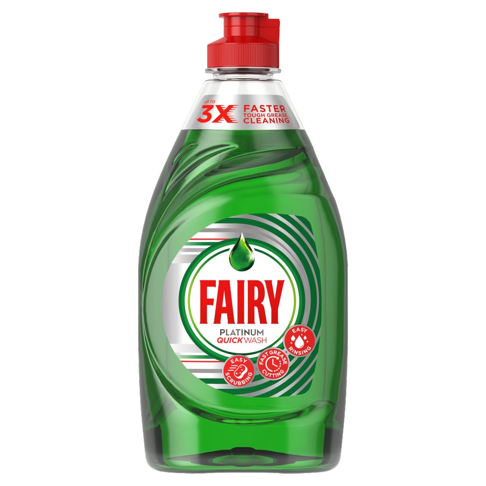 Fairy Platinum Quickwash Original Washing Up Liquid 320ml
