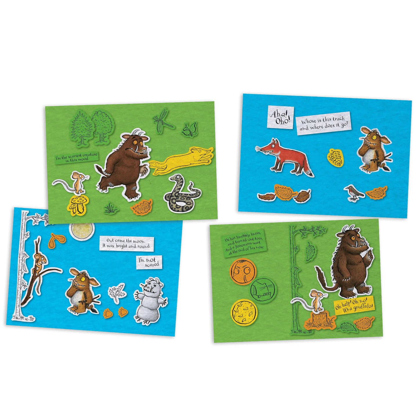 Gruffalo Fuzzy Felt - bumper drawer box