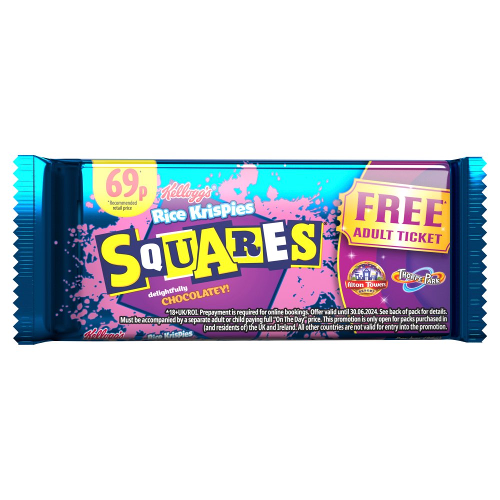 Kellogg's Rice Krispies Squares Chocolate 36g (Box of 30)