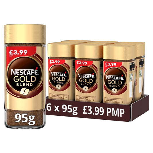 Nescafé Gold Blend Instant Coffee PMP 95g (Case of 6)