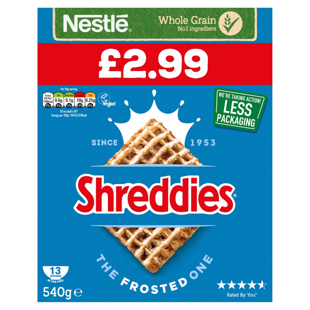 Shreddies The Frosted One PMP 500g (Case of 6)