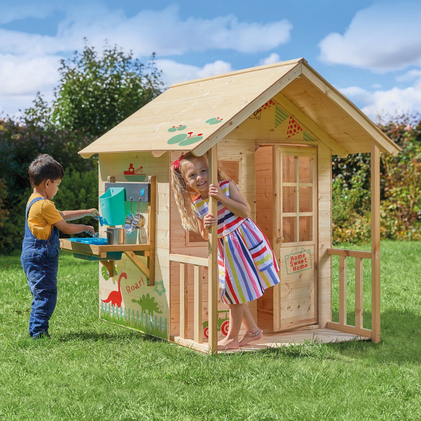 TP Deluxe Meadow Cottage Wooden Playhouse - FSC<sup>®</sup> certified
