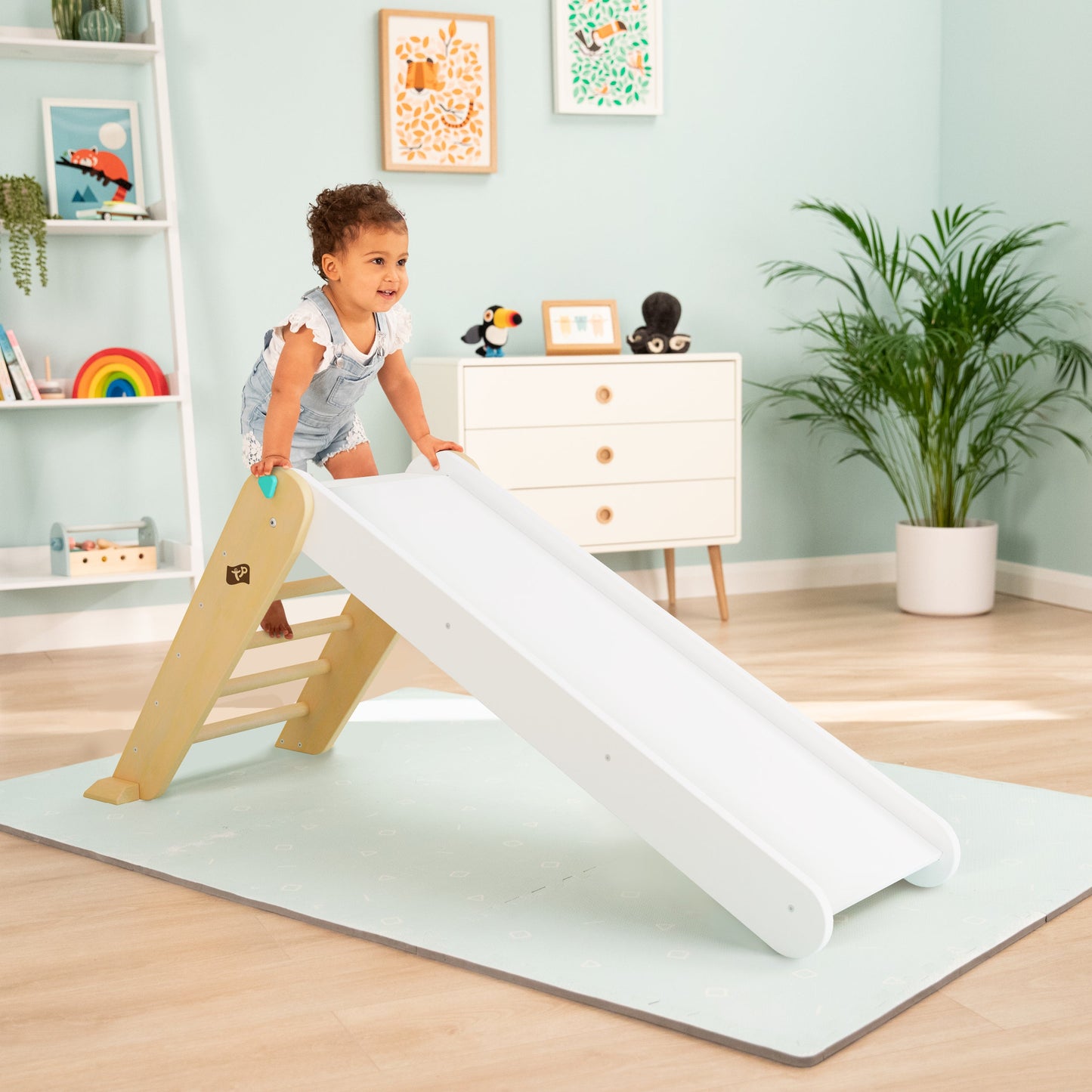 TP Active-Tots Pikler Style Folding Wooden Slide - FSC<sup>®</sup> certified