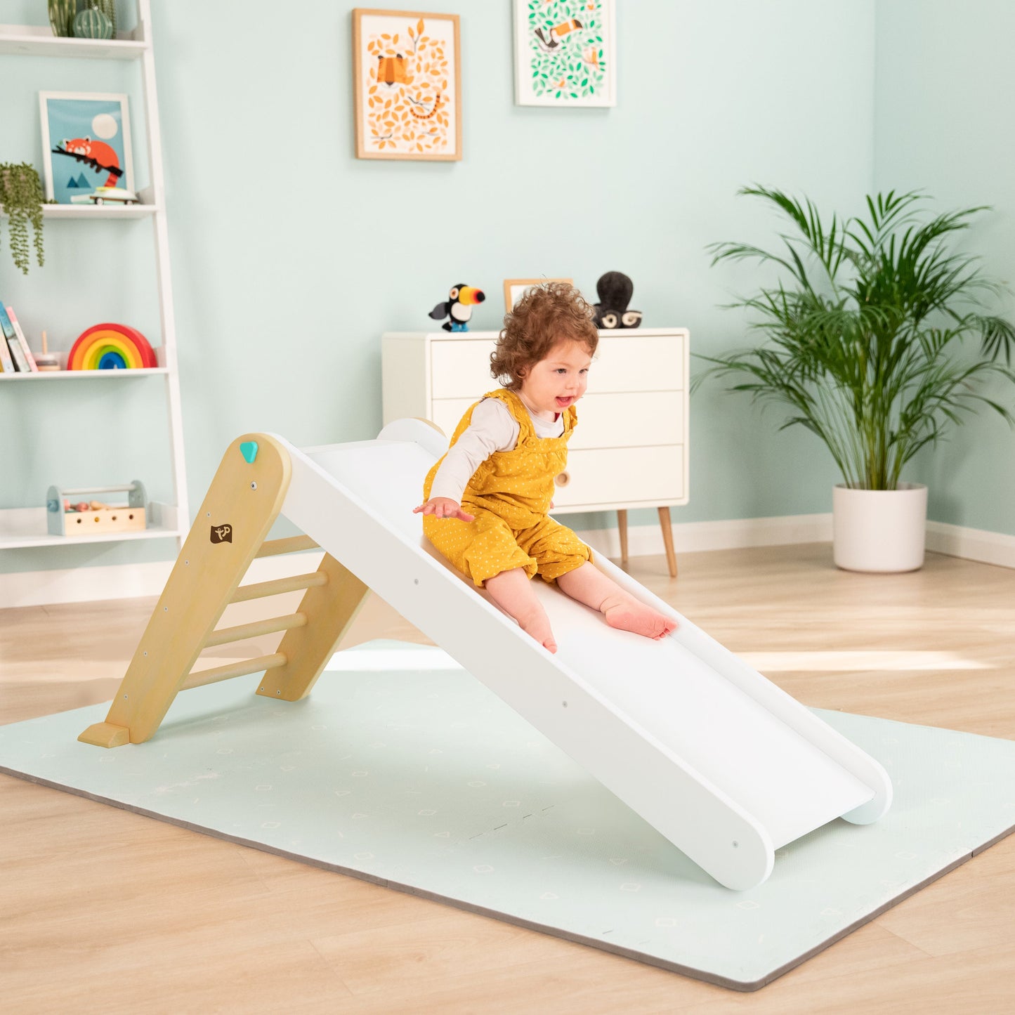 TP Active-Tots Pikler Style Folding Wooden Slide - FSC<sup>®</sup> certified