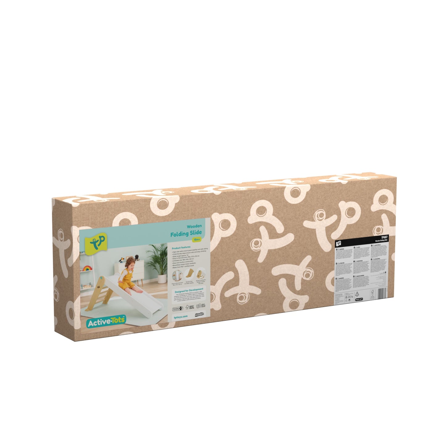 TP Active-Tots Pikler Style Folding Wooden Slide - FSC<sup>®</sup> certified