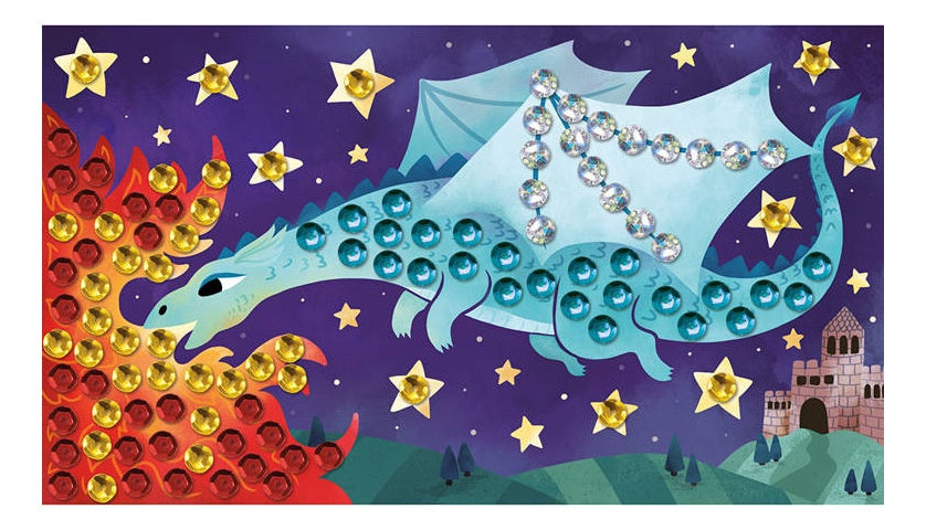 Janod - Sequins to Stick Dragons Craft Set