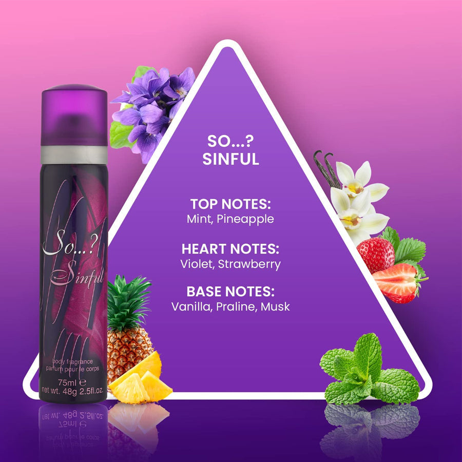 So...? Sinful Body Spray 75ml