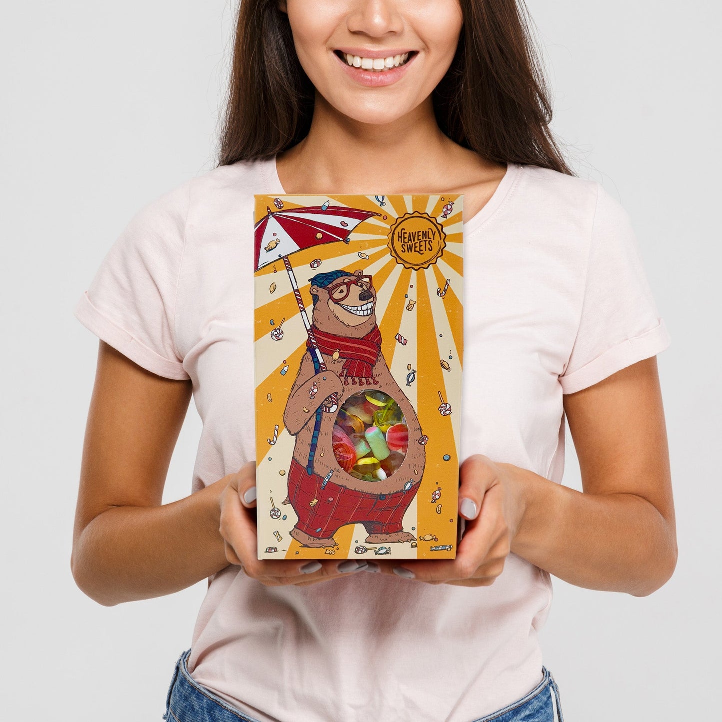 Jelly Sweets Bear Gift Box 850g