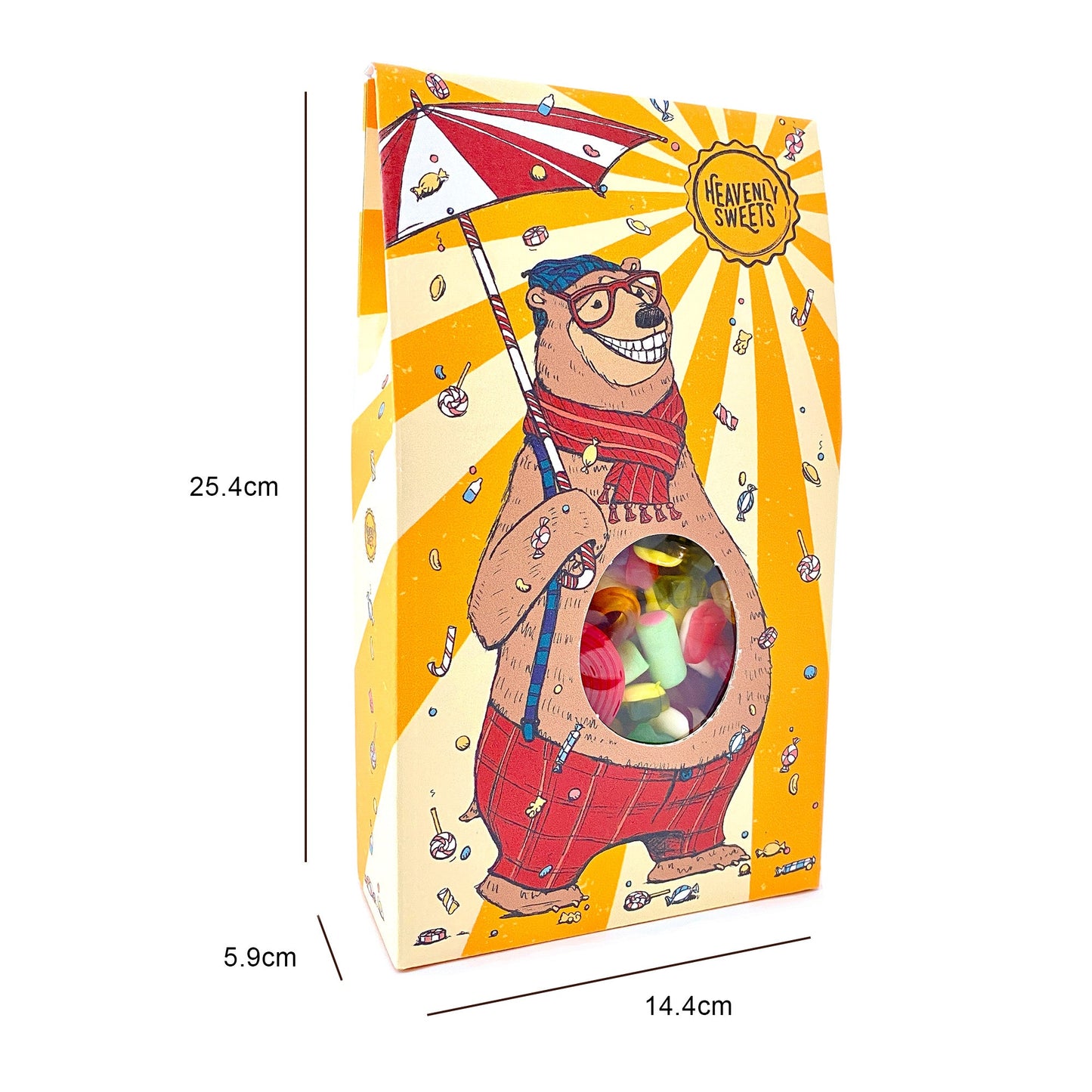 Jelly Sweets Bear Gift Box 850g