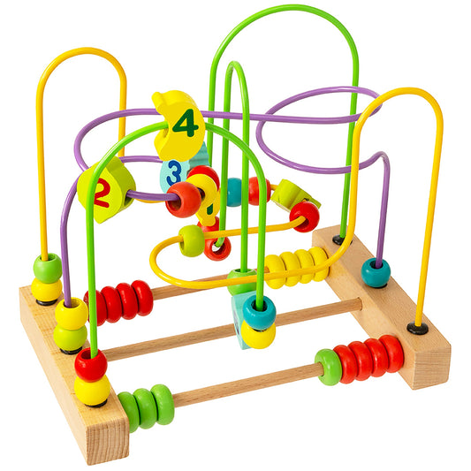 WoodWorks Bead Maze Activity Cube