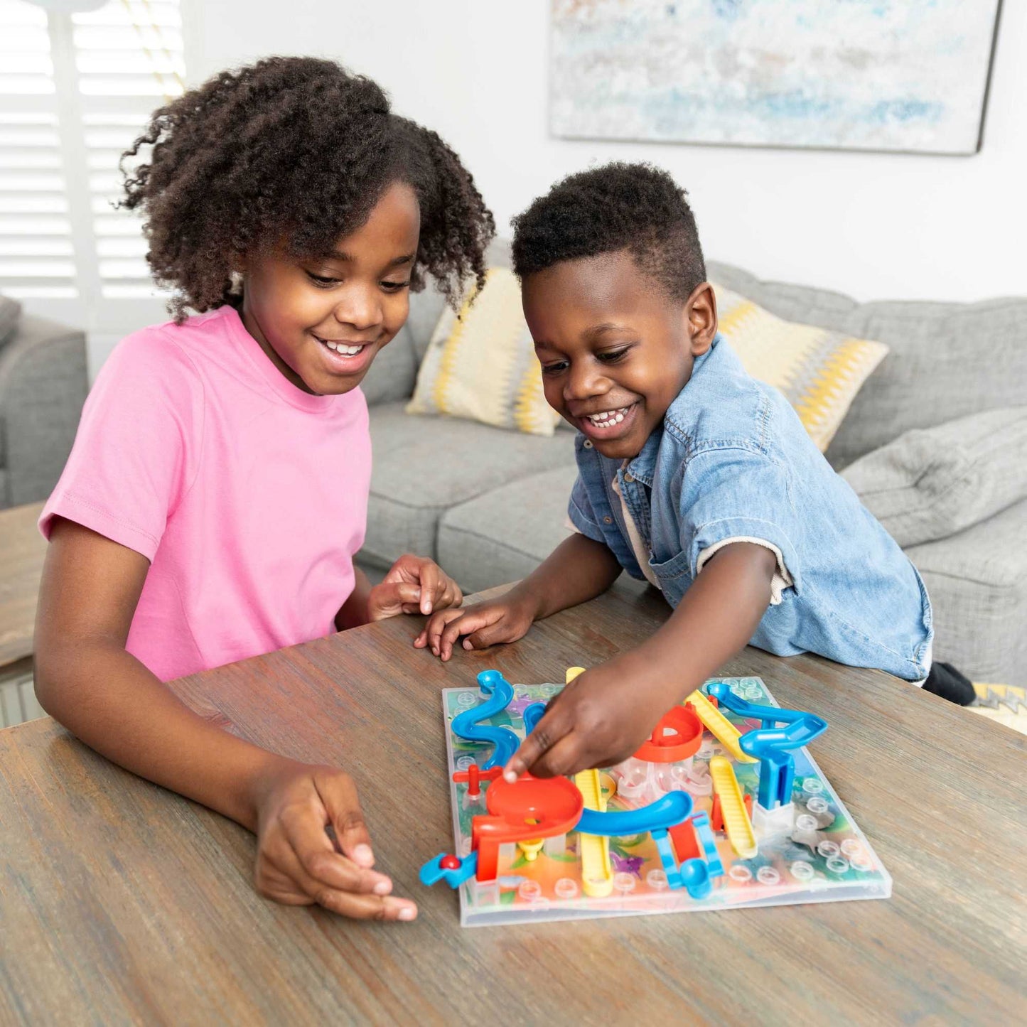 3D Snakes and Ladders Board Game - Dinosaur Edition