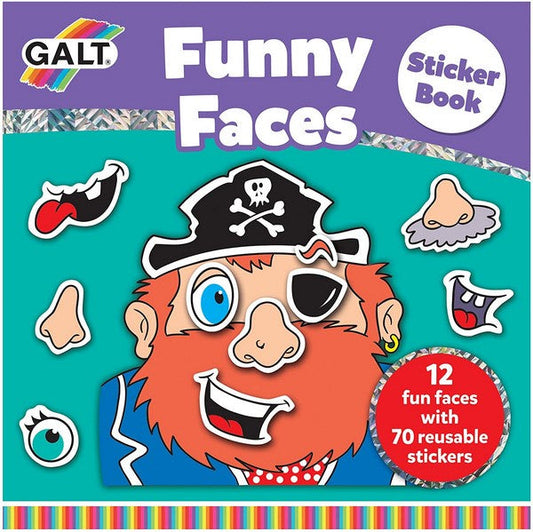 Galt Funny Faces Sticker Book