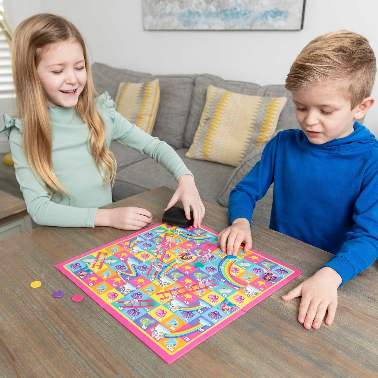 Snakes and Ladders Board Game - Magical Edition