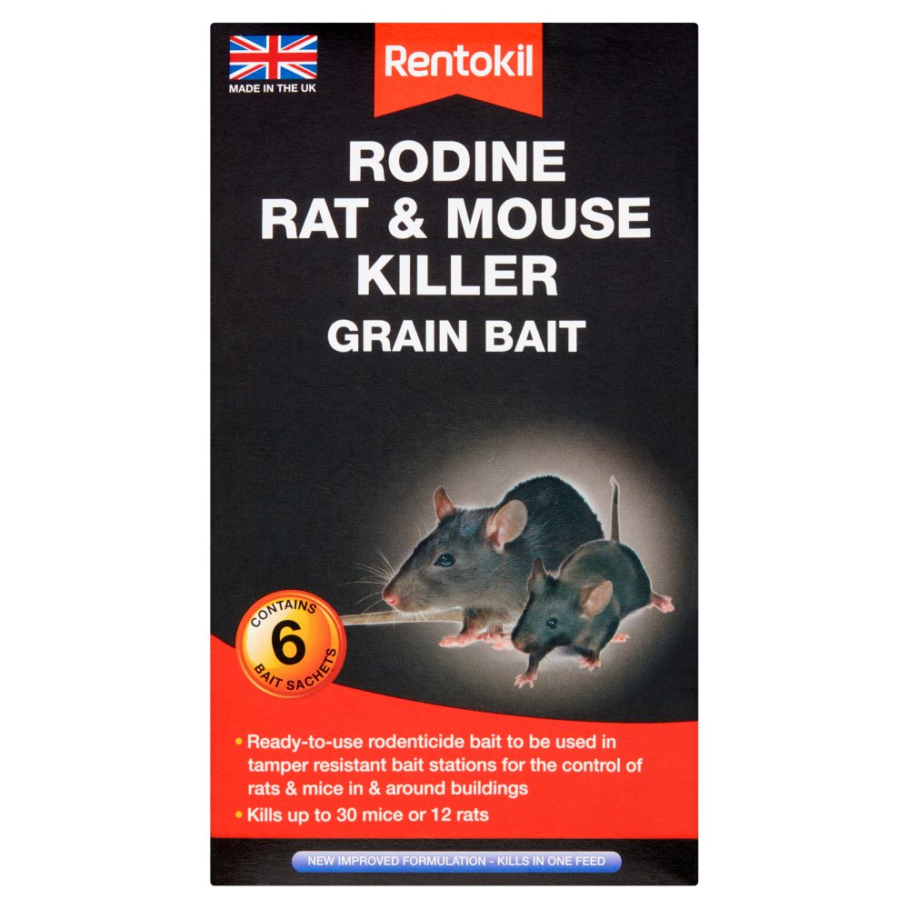 Rodine Rat & Mouse Killer Grain Bait