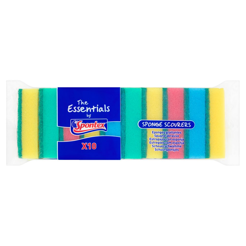 The Essentials 10 Sponge Scourers