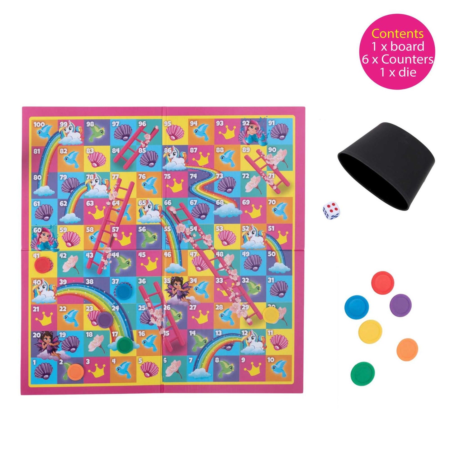 Snakes and Ladders Board Game - Magical Edition