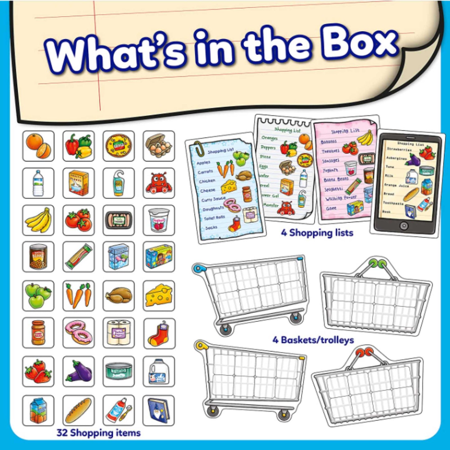 Orchard Shopping List Childrens Card Game