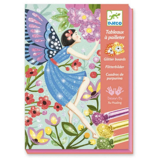 Djeco Glitter Boards Art Set - The Gentle Life of Fairies