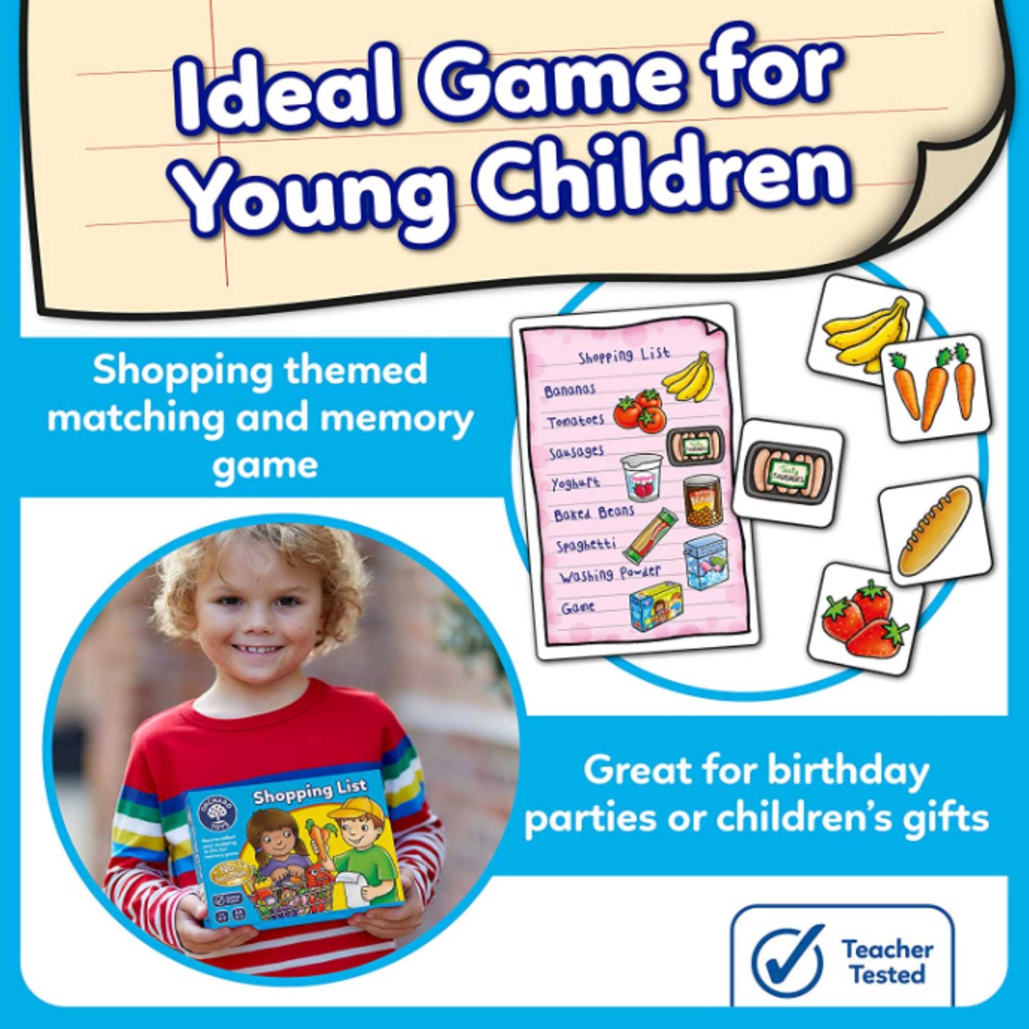 Orchard Shopping List Childrens Card Game