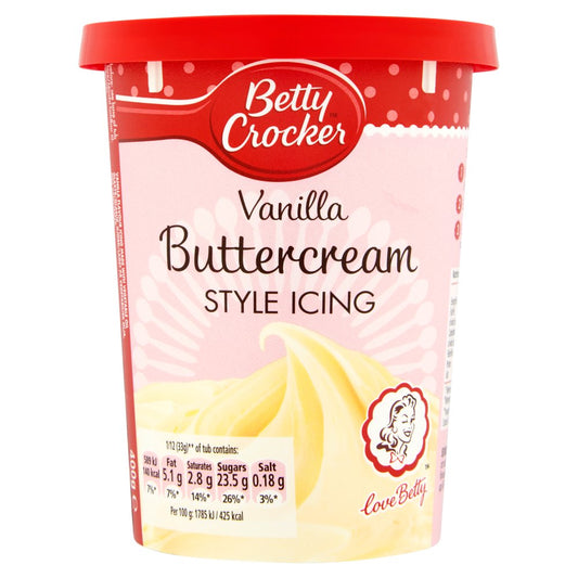 Betty Crocker Vanilla Buttercream Icing 400g