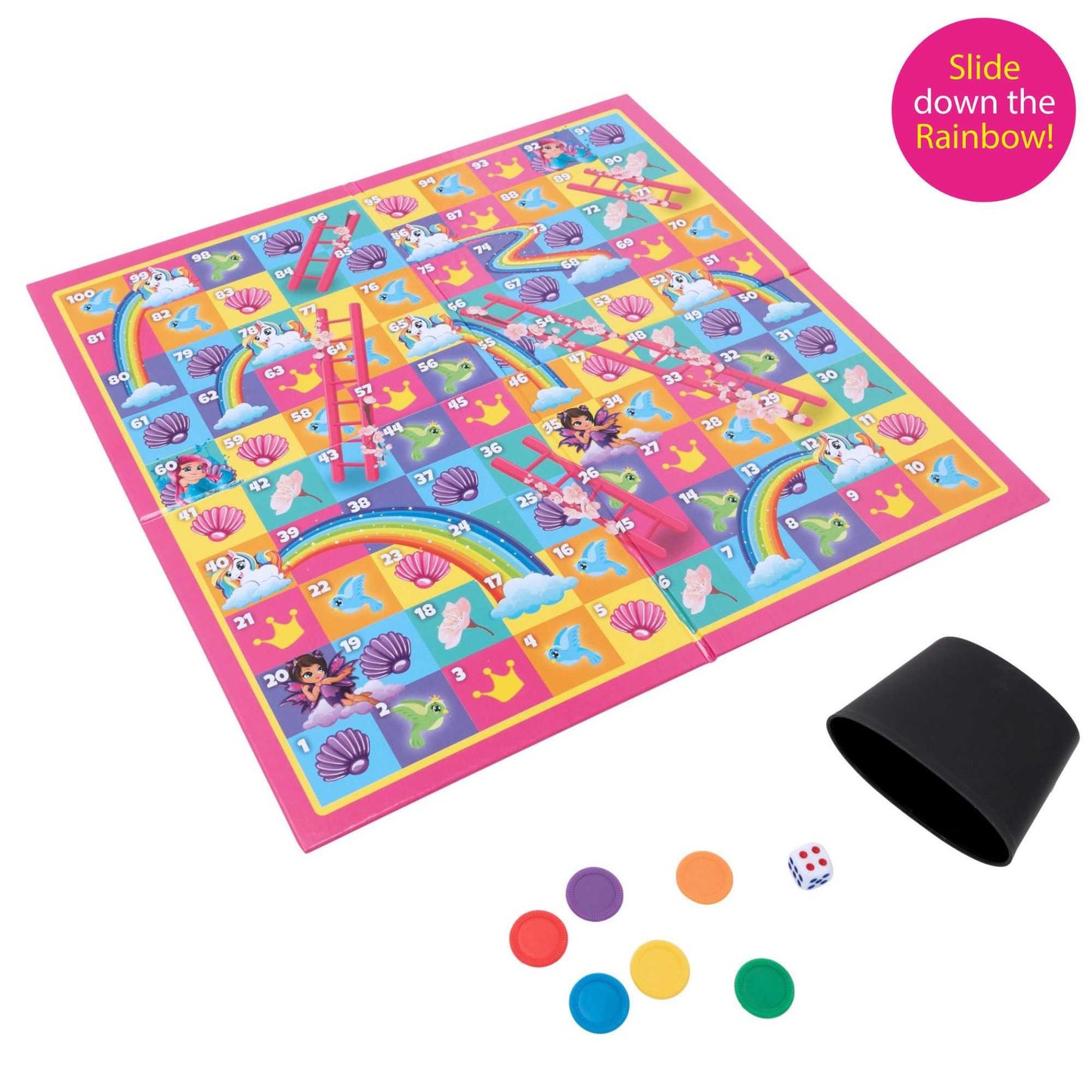 Snakes and Ladders Board Game - Magical Edition