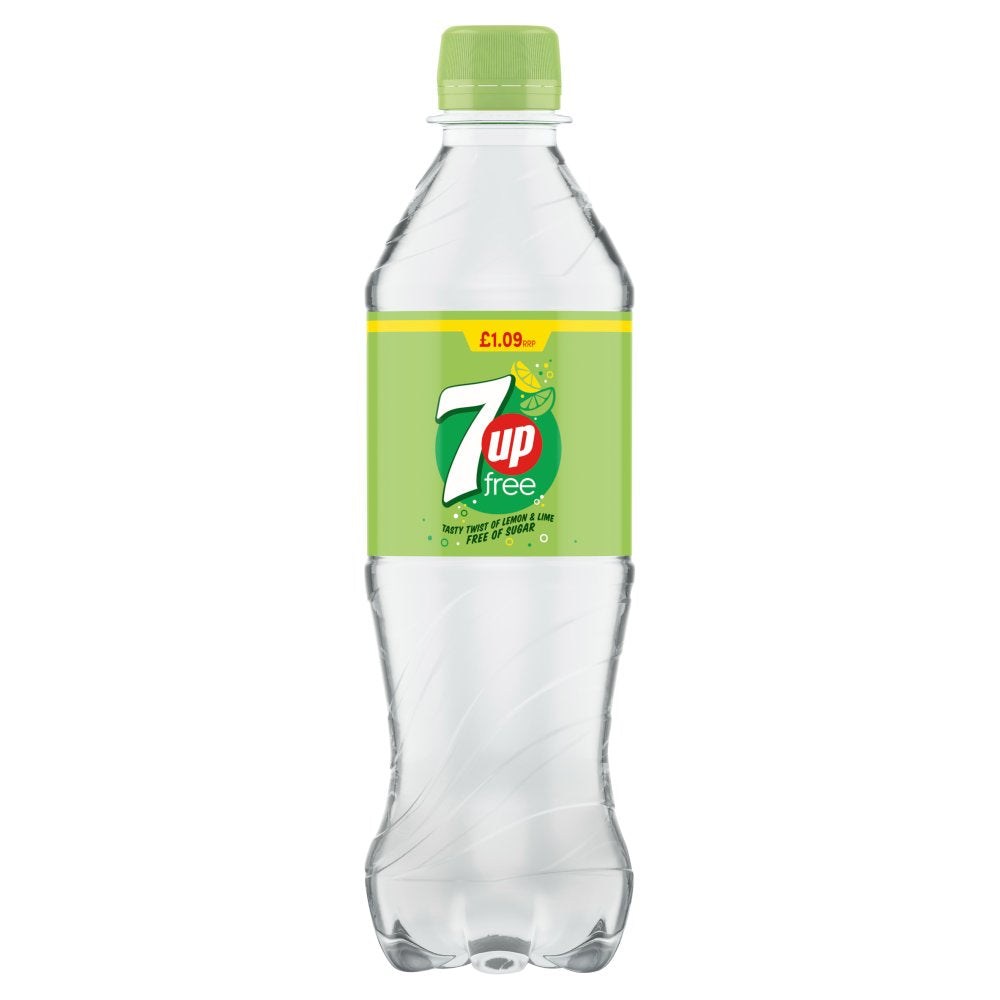 7UP Lemon & Lime Free of Sugar PMP 500ml (Case of 12)