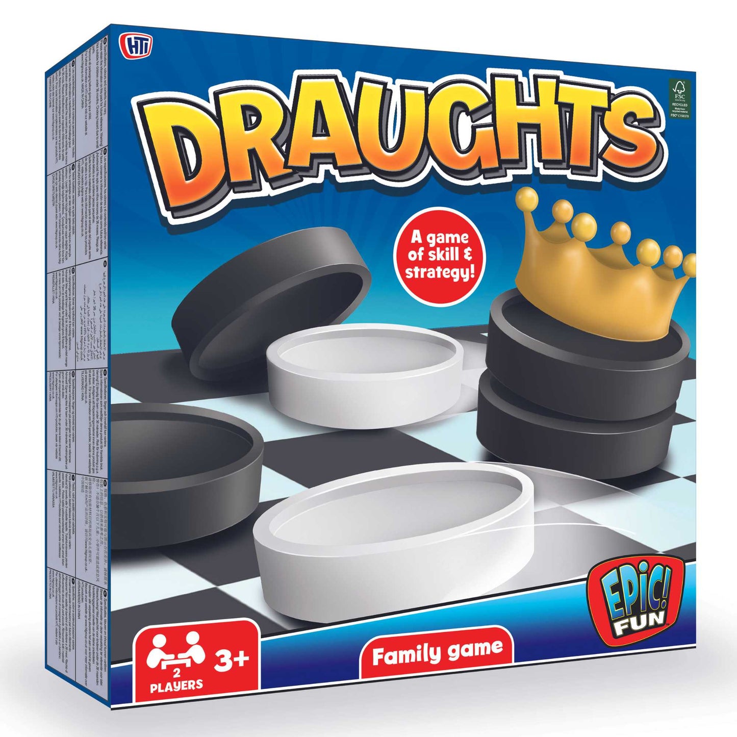 Kids Draughts Set Game