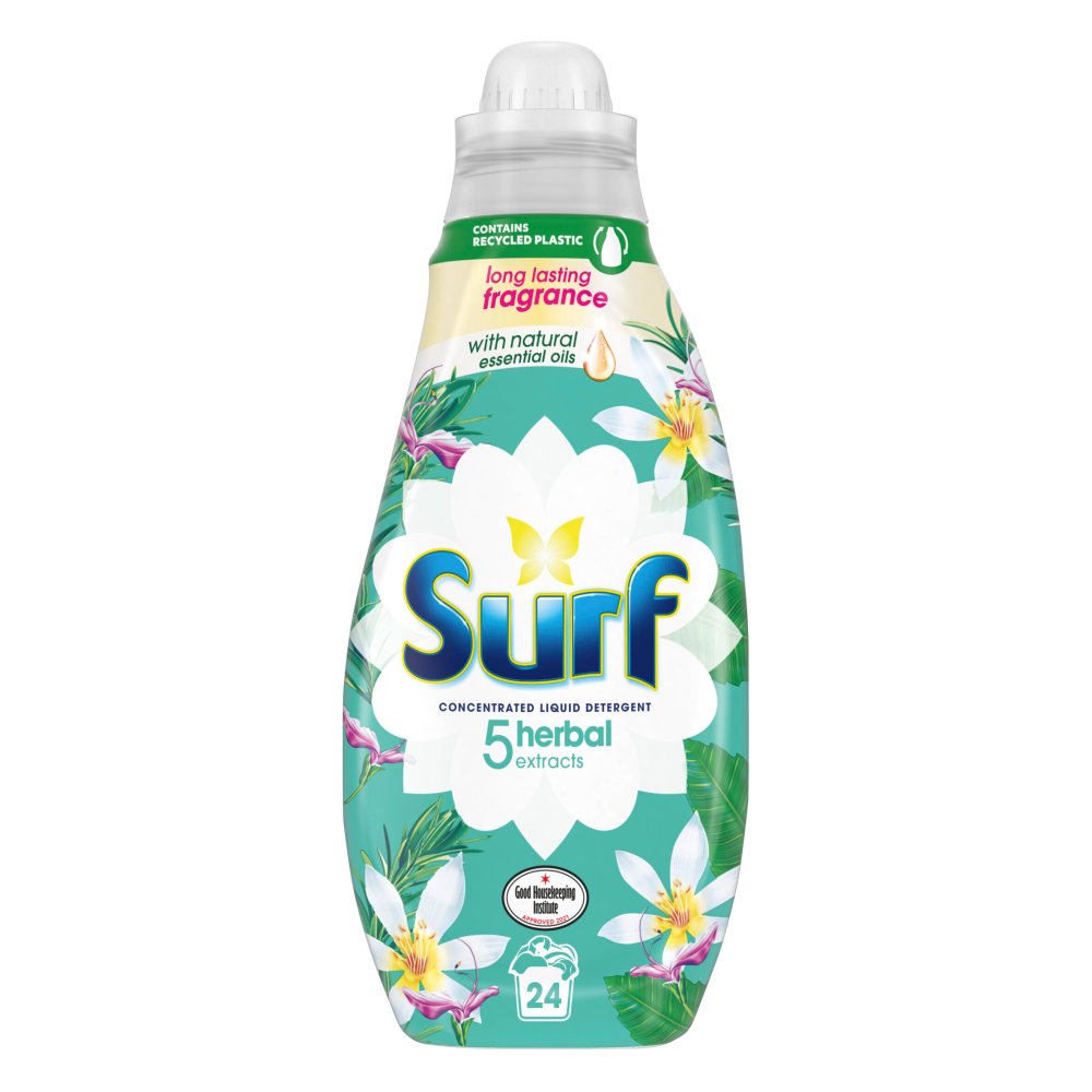 Surf Concentrated Liquid Laundry Detergent 5 Herbal Extracts 24 Washes