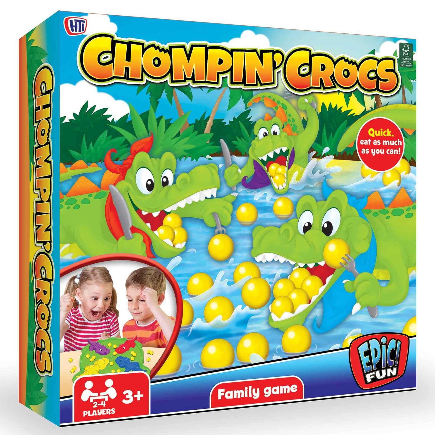 Chompin' Crocs Family Board Game