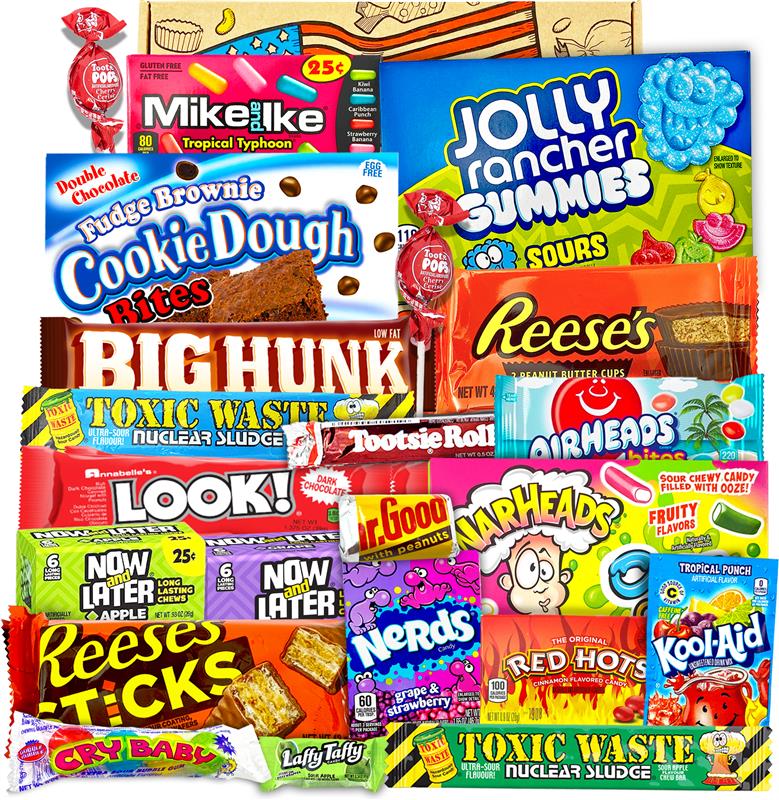 American Sweets & Chocolate Mixed Hamper - Large