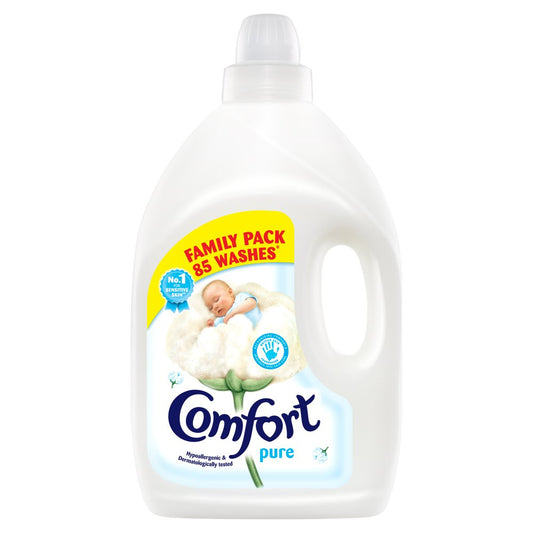 Comfort Pure Fabric Conditioner 85 Wash, 3Ltr