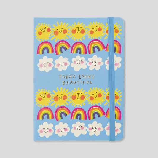 A6 Notebook - Today Looks Beautiful