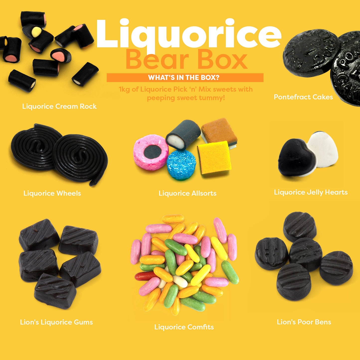 Liquorice Pick & Mix Bear Gift Box 850G