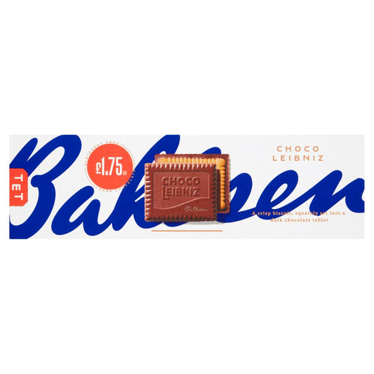 Bahlsen Choco Leibniz Dark 125g (Case of 12)