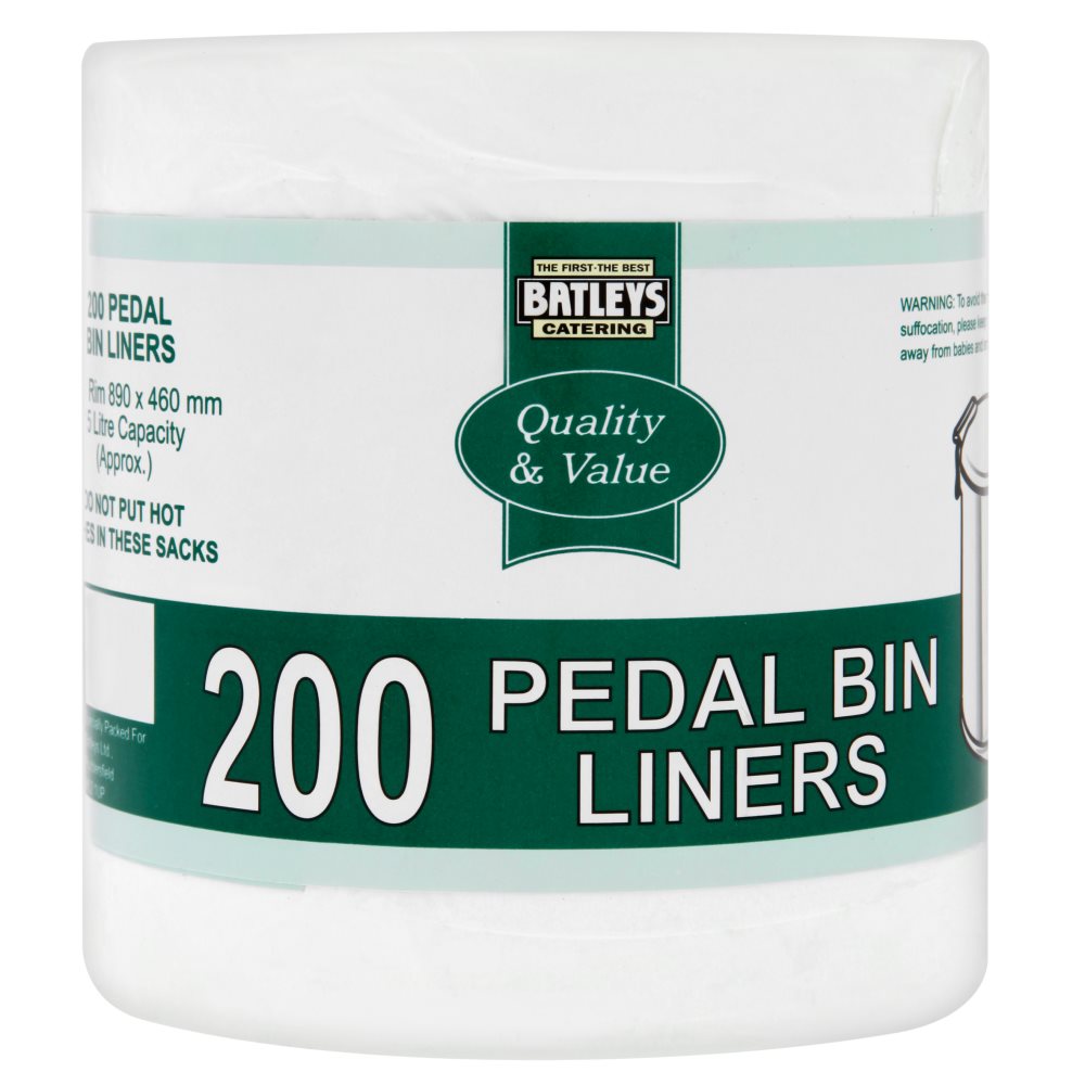 Batleys Catering 200 Pedal Bin Liners