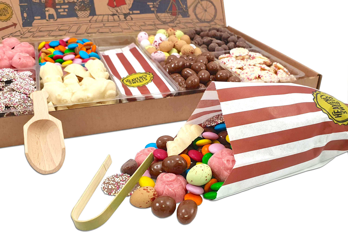 Chocolate Pick and Mix Sweets Gift Box - 1.2kg