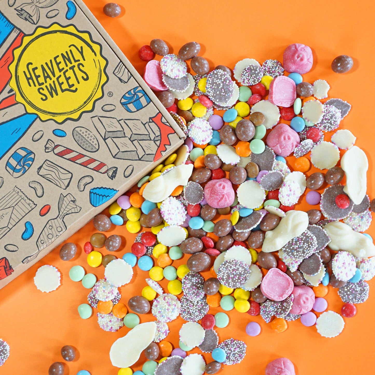 Chocolate Pick and Mix Sweets Gift Box 800g