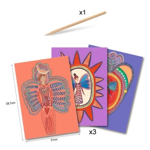 Djeco Scratch Boards - Angels