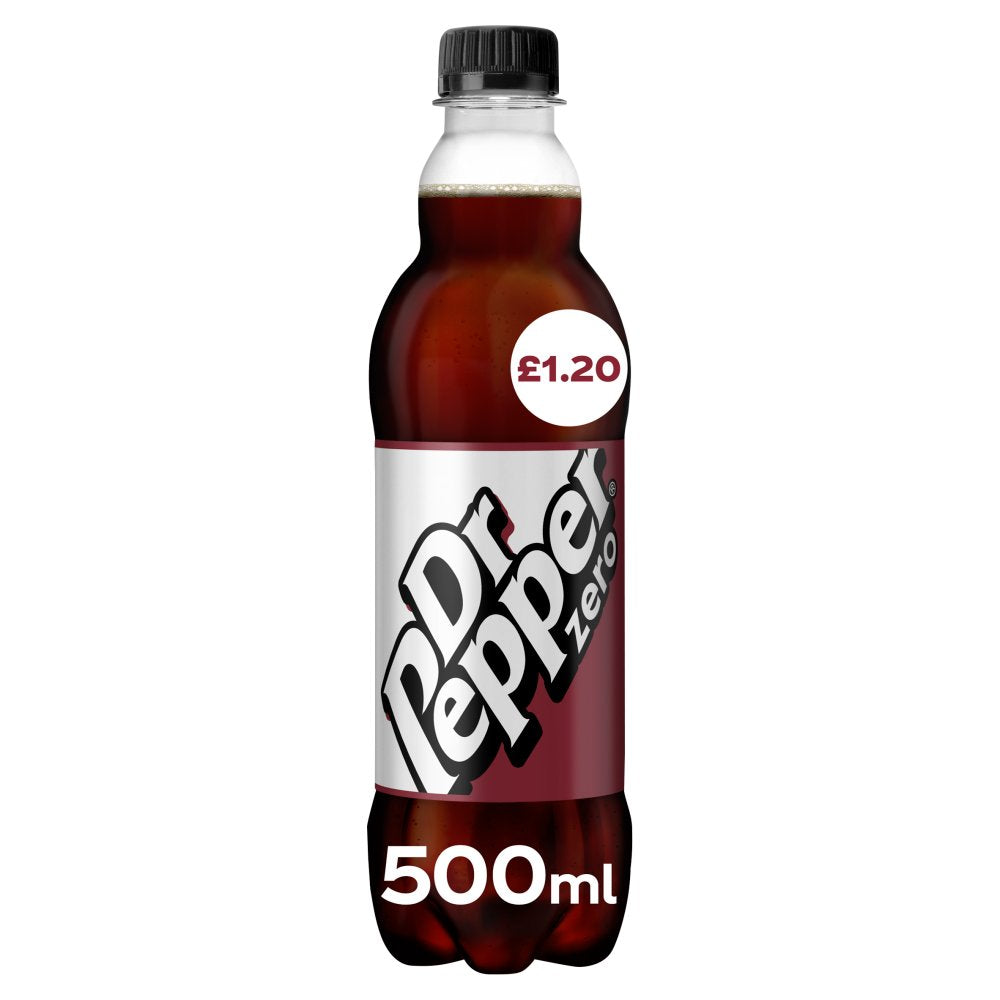 Dr Pepper Zero Sugar PMP 500ml (Case of 12)