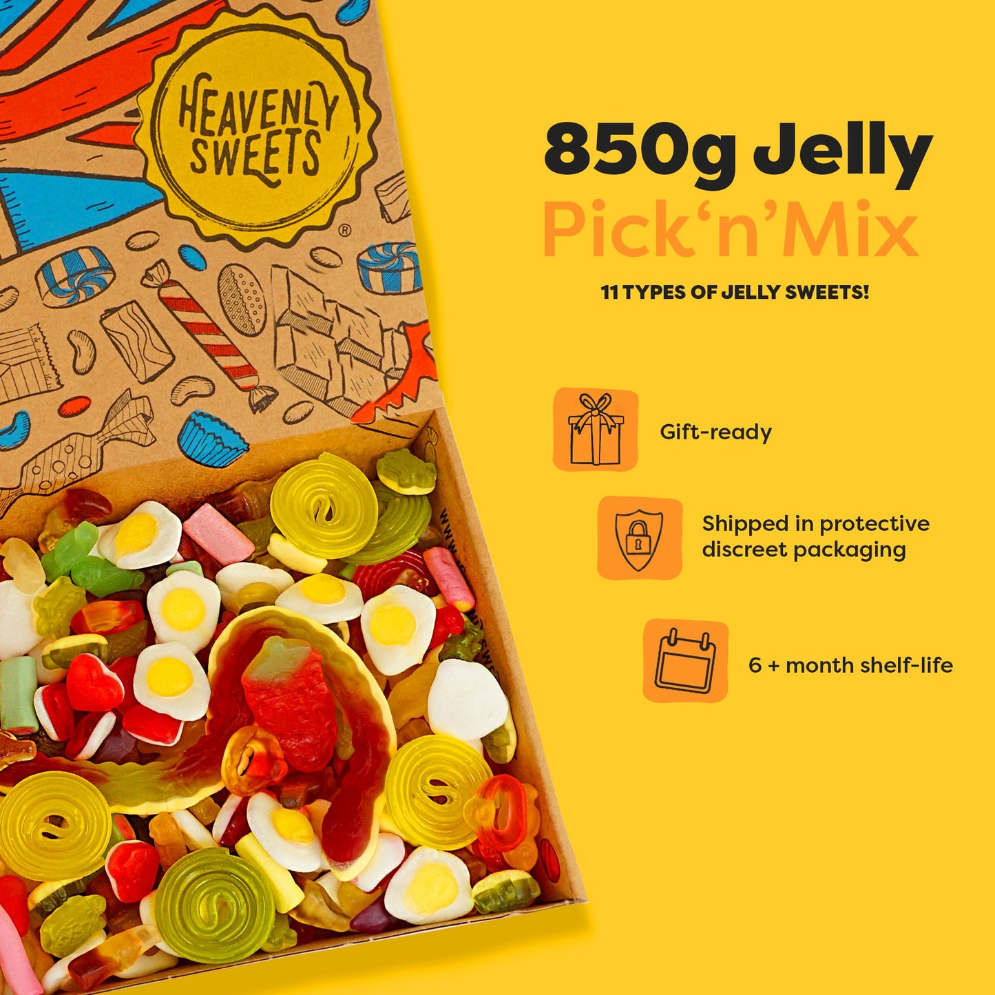 Jelly Sweets Gift Box - Pick and Mix Sweets