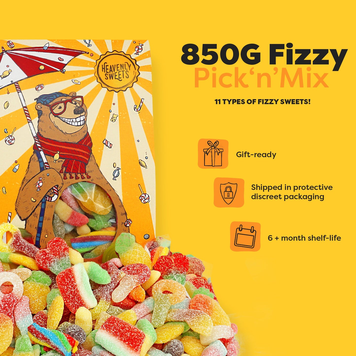 Fizzy Pick & Mix Bear Box