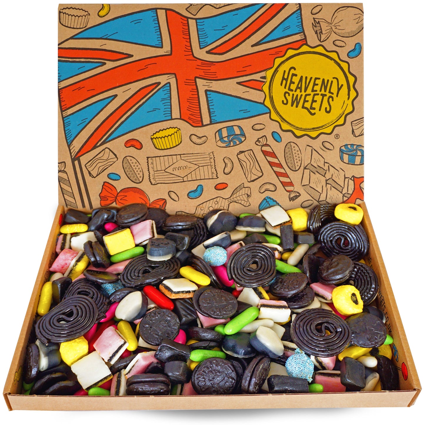 Pick 'n Mix Sweets Gift Box - Mixed Liquorice Sweets
