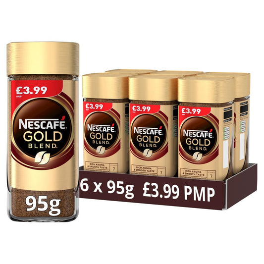 Nescafé Gold Blend Instant Coffee PMP 95g (Case of 6)