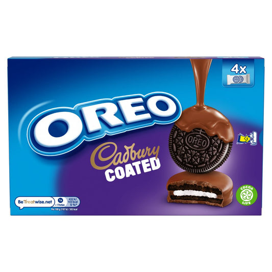 Oreo Cadbury Coated Sandwich Biscuits 164g (Box of 10)